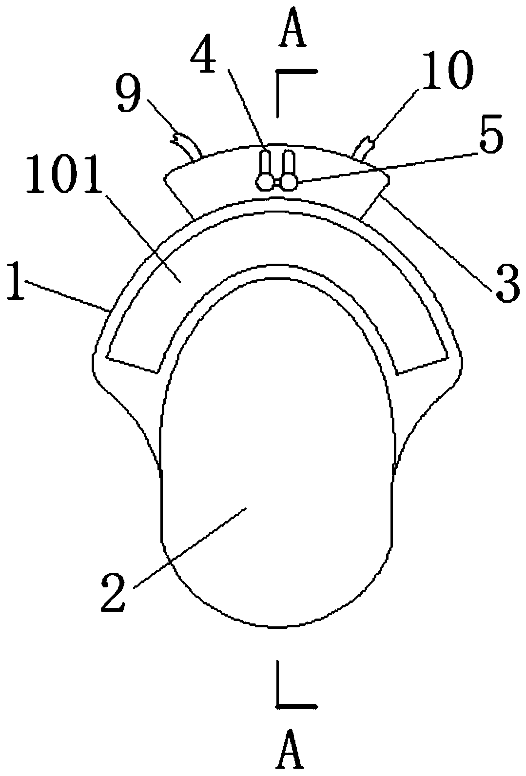 Artificial respiration device for nursing in department of cardiology