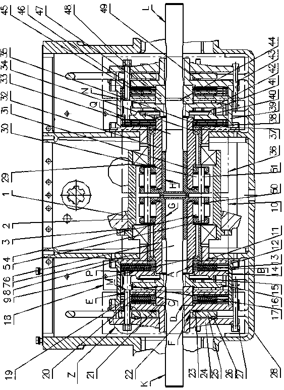 Steering linkage device of planet steering mechanism