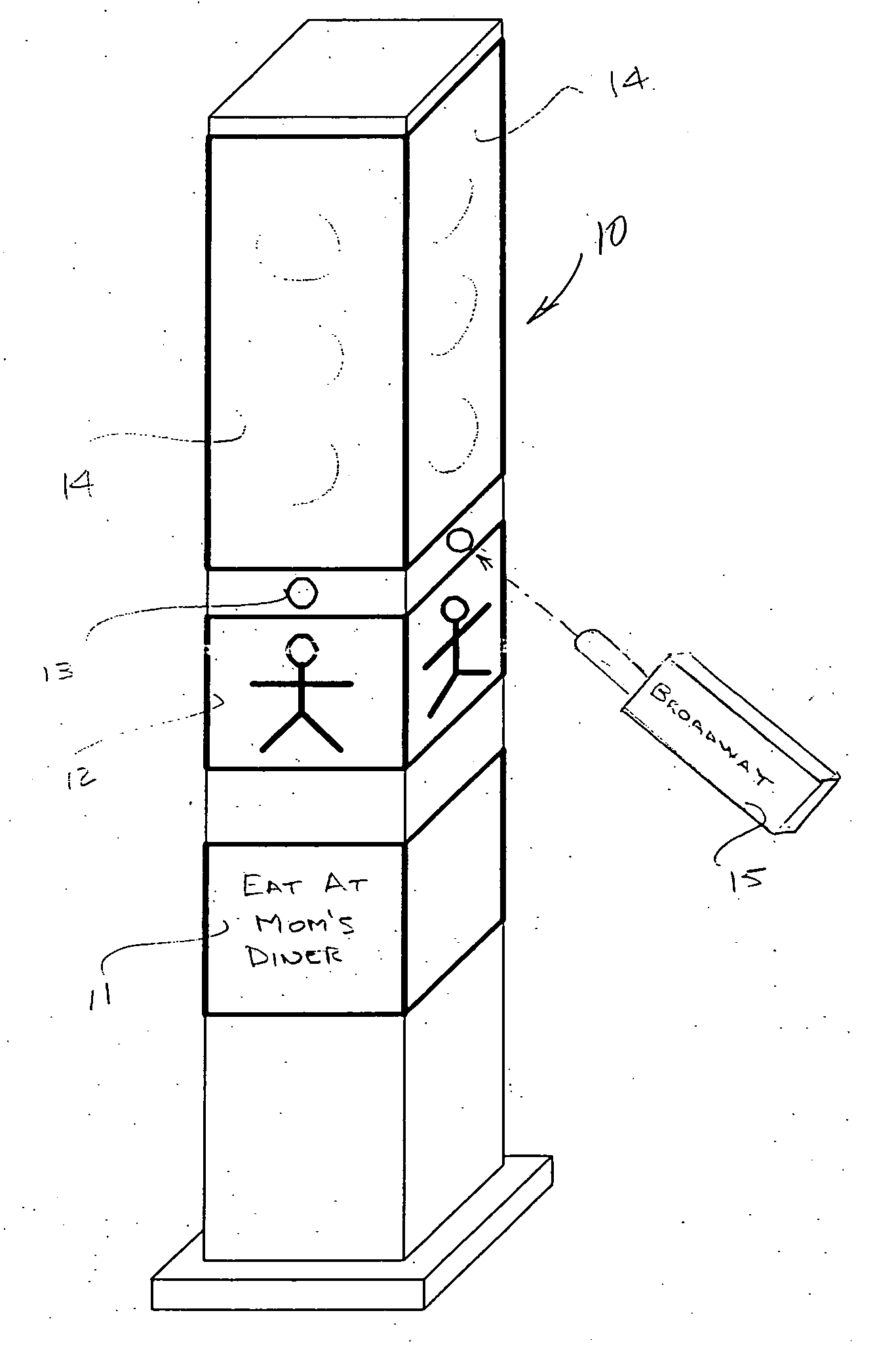 Interactive bulletin board system and method