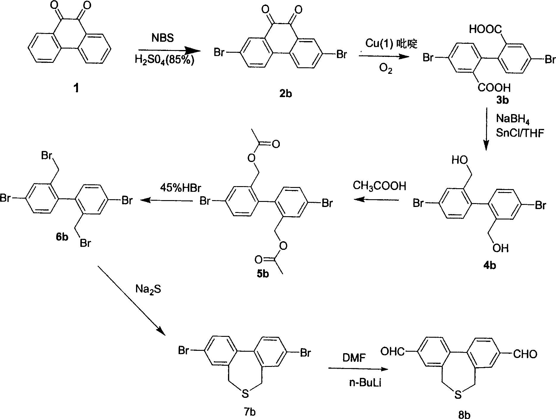Twist structured p-phenylene ethylene luminous polymer and use thereof