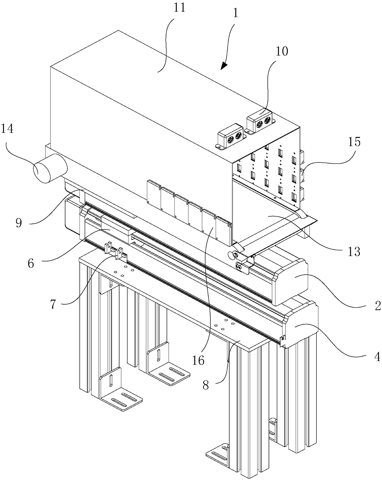 Container and push mechanism thereof