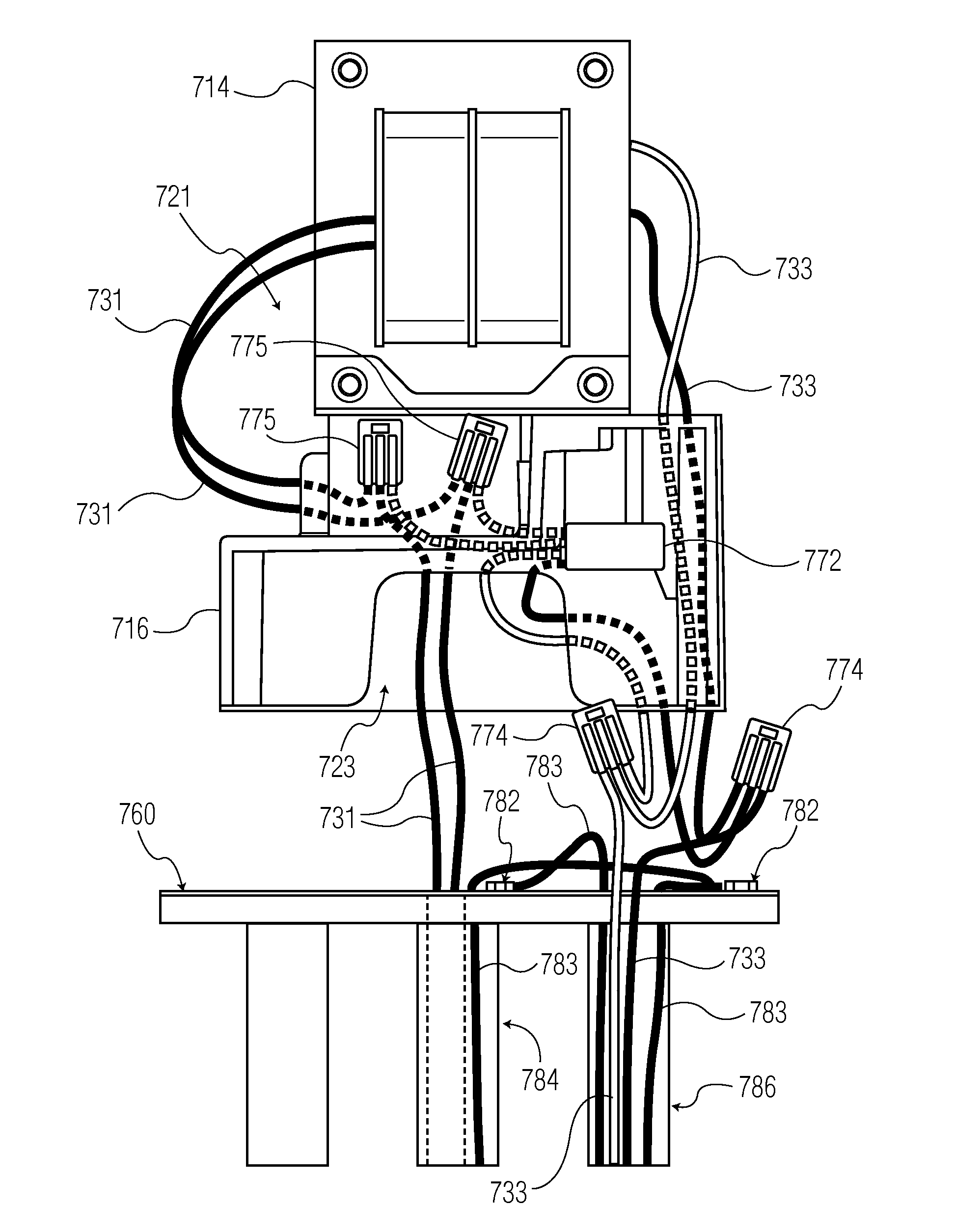 Electrical junction box with built-in isolation transformer