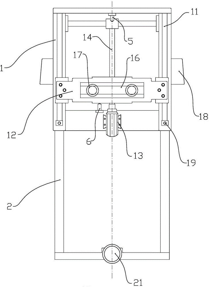 Dry-type transformer blower fan maintaining device