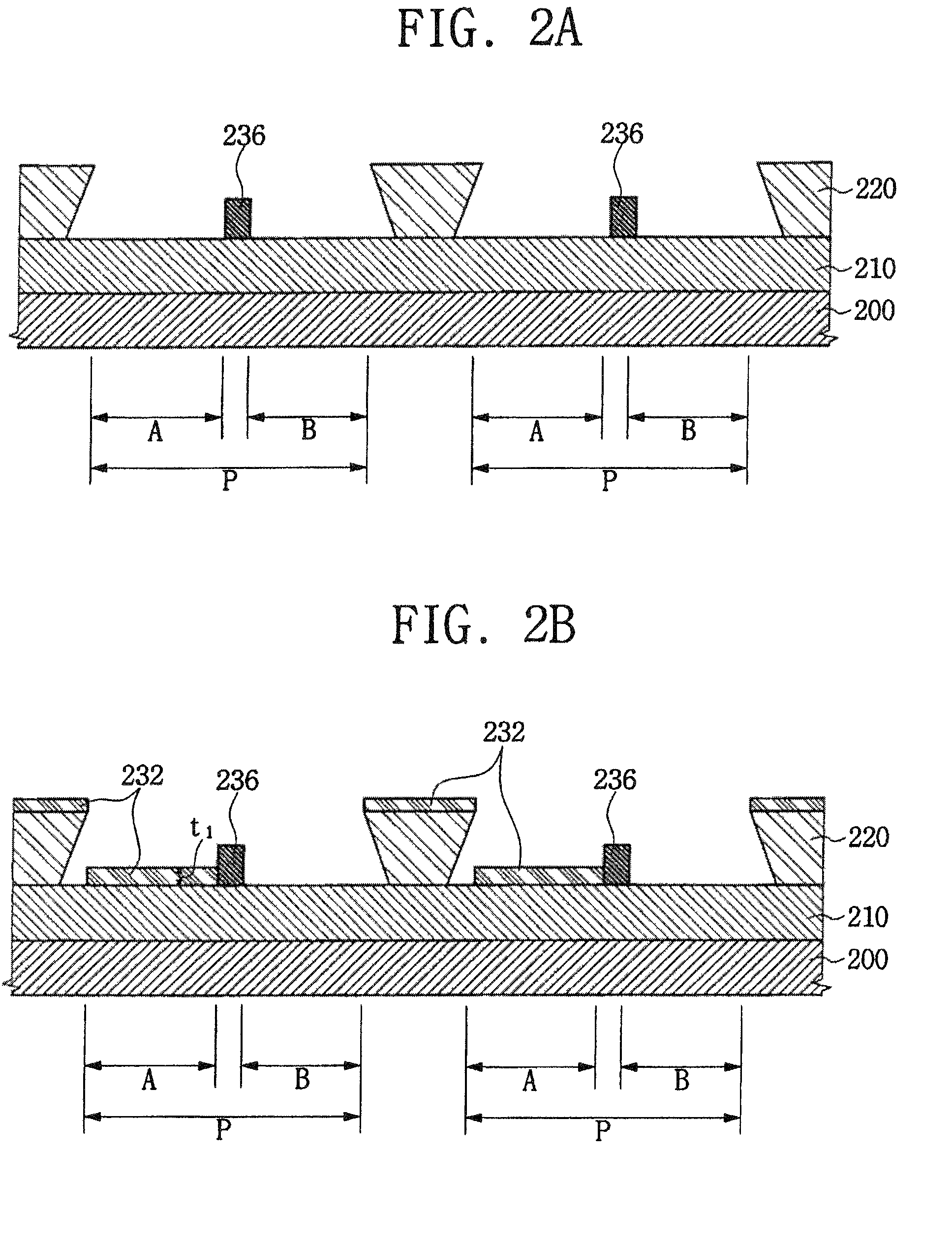 Organic light emitting diode display device having organic layers of varying thickness