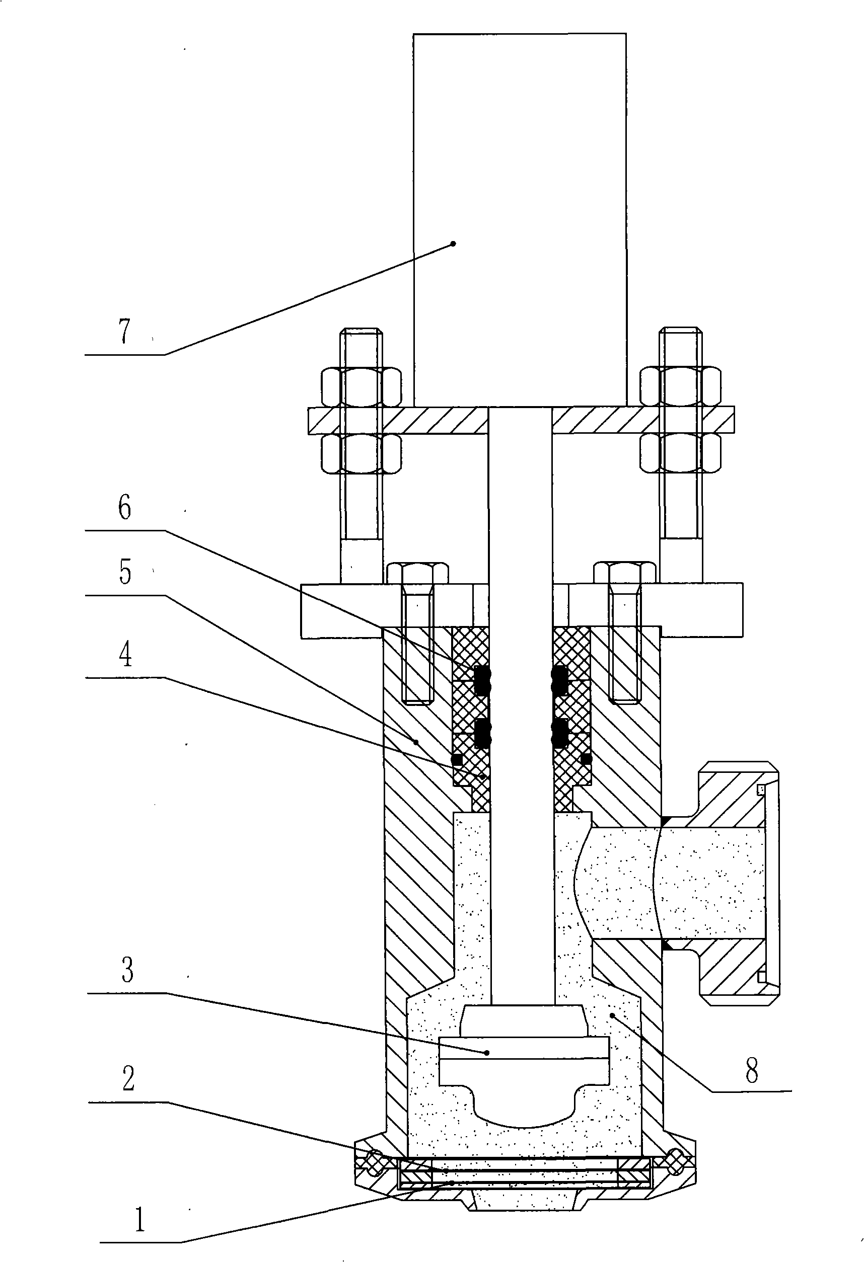 Inverse pumping type anti-leakage pouring valve