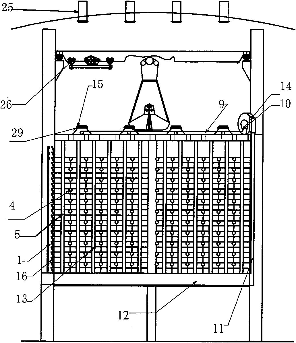 Static aerobic fermentation drying tower and application