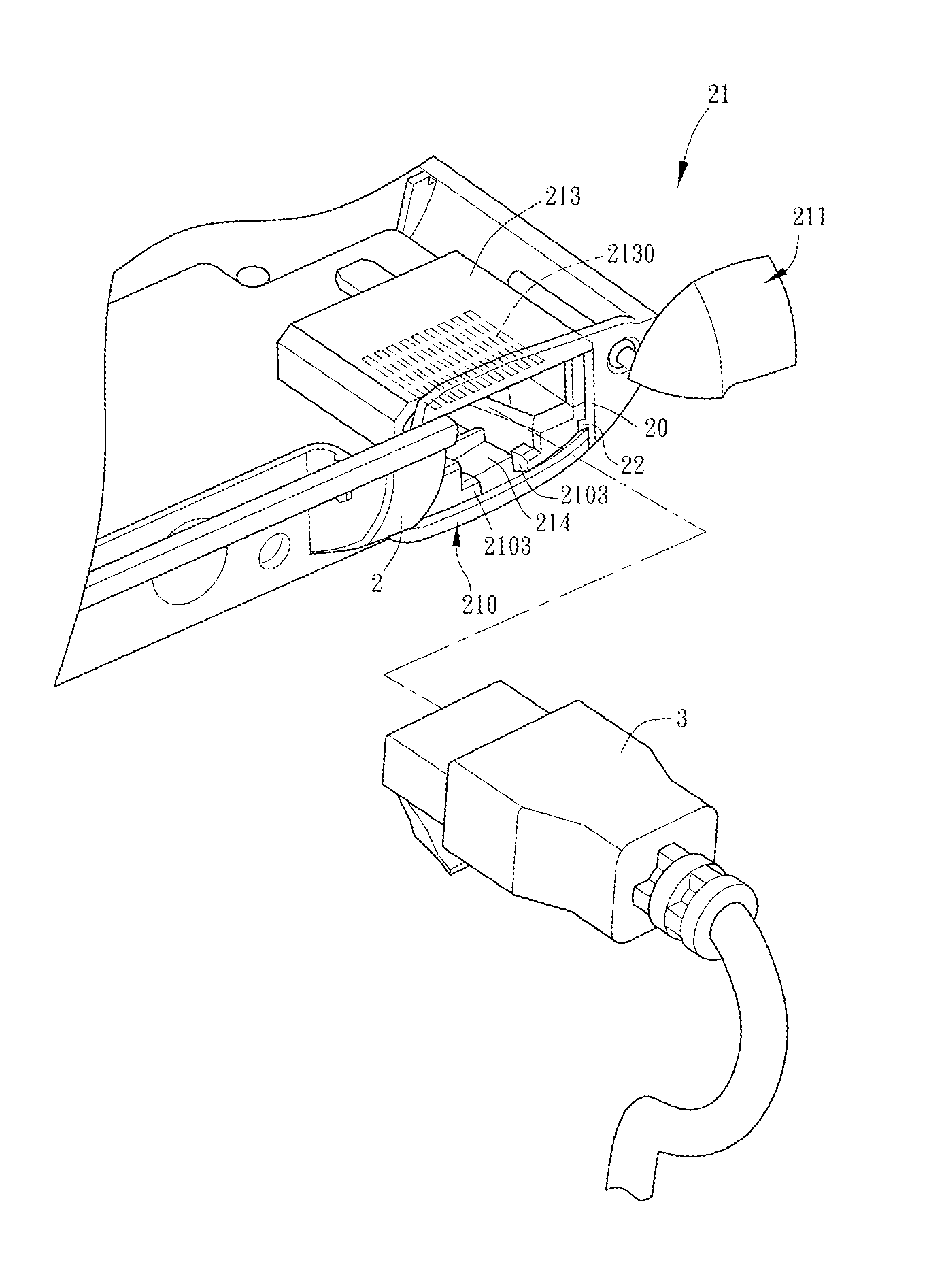 Connector socket and portable electronic device using the same