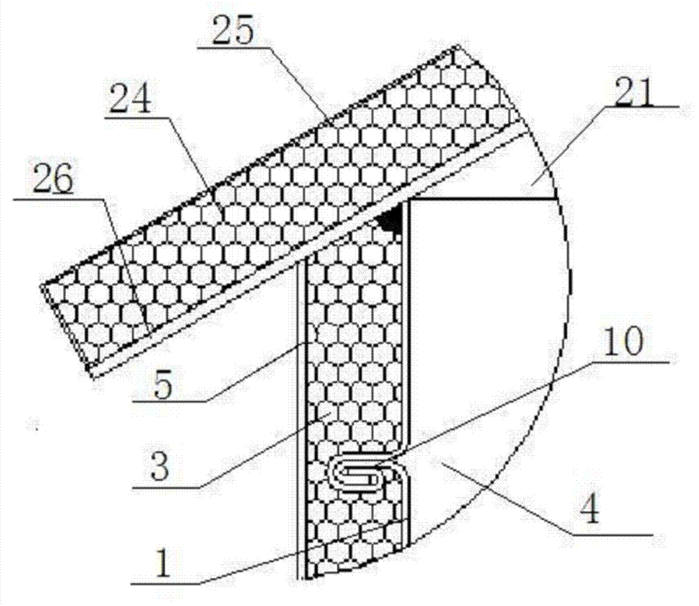 Airtight heat preservation steel plate silo and manufacturing method thereof