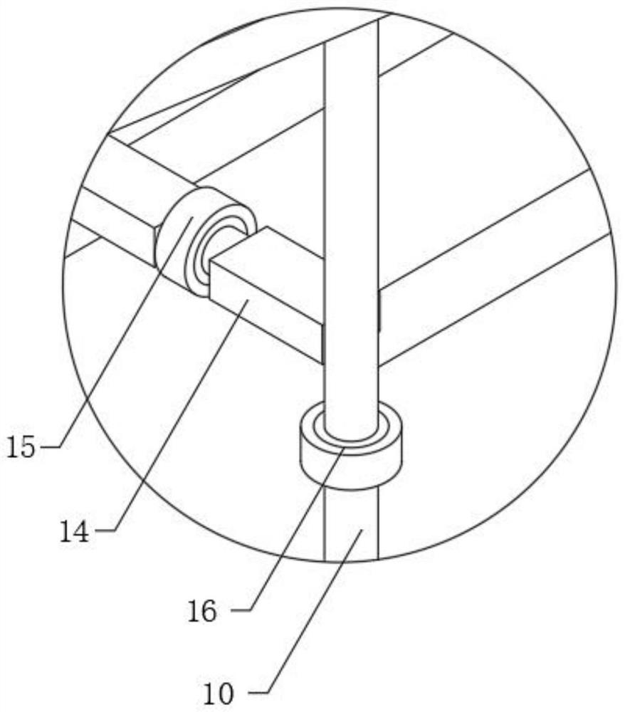 Guide trough for trough type mud filling in landscaping engineering