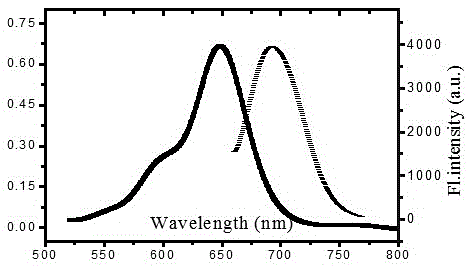 Polymerizable NIR (near infrared) fluorescent dye monomer as well as preparation method and application thereof