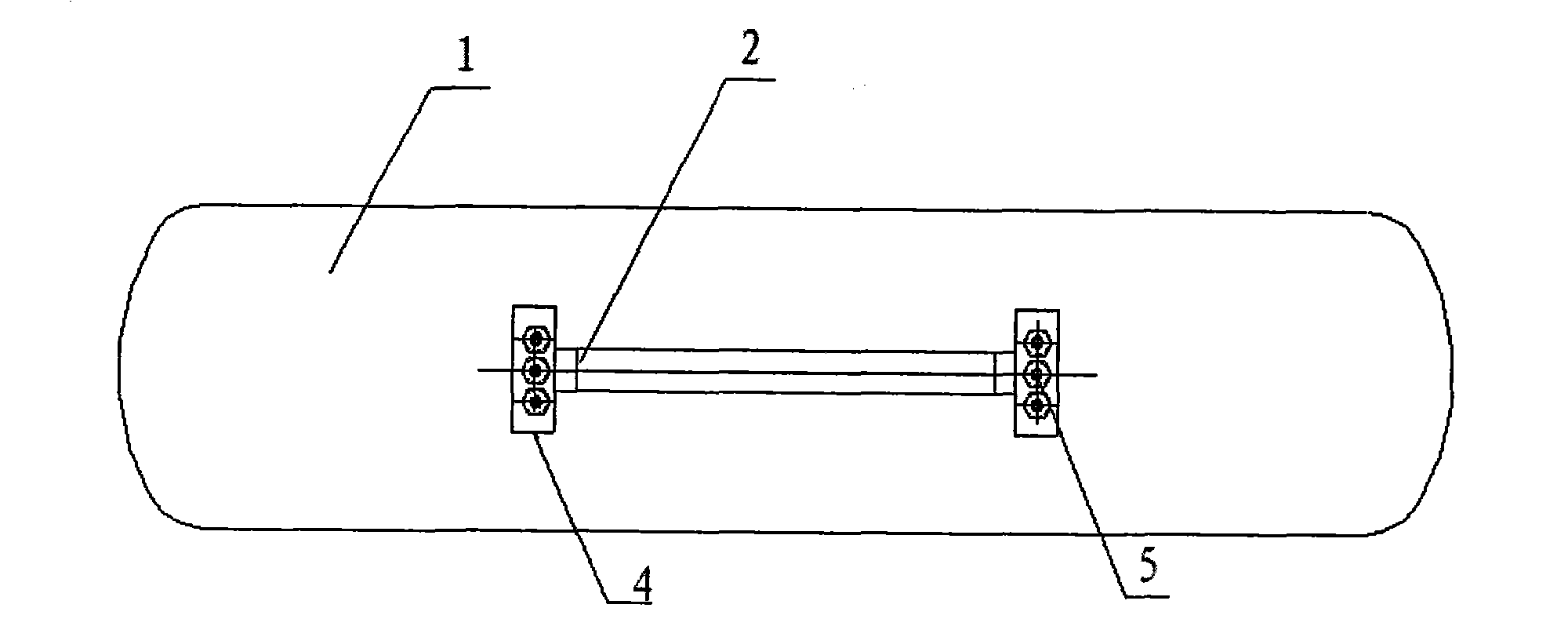 Method and device for detecting internal diameter size of pole coil of generator