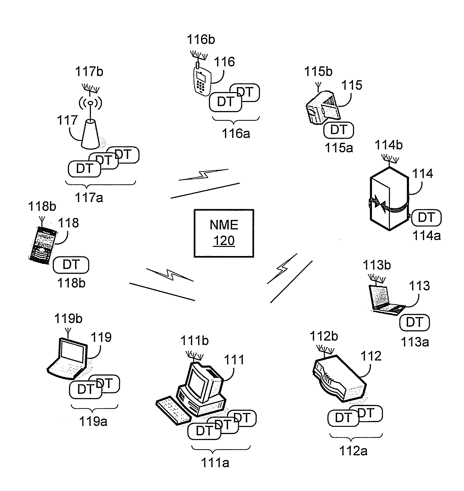 Method and system for providing diversity in a network that utilizes distributed transceivers and array processing