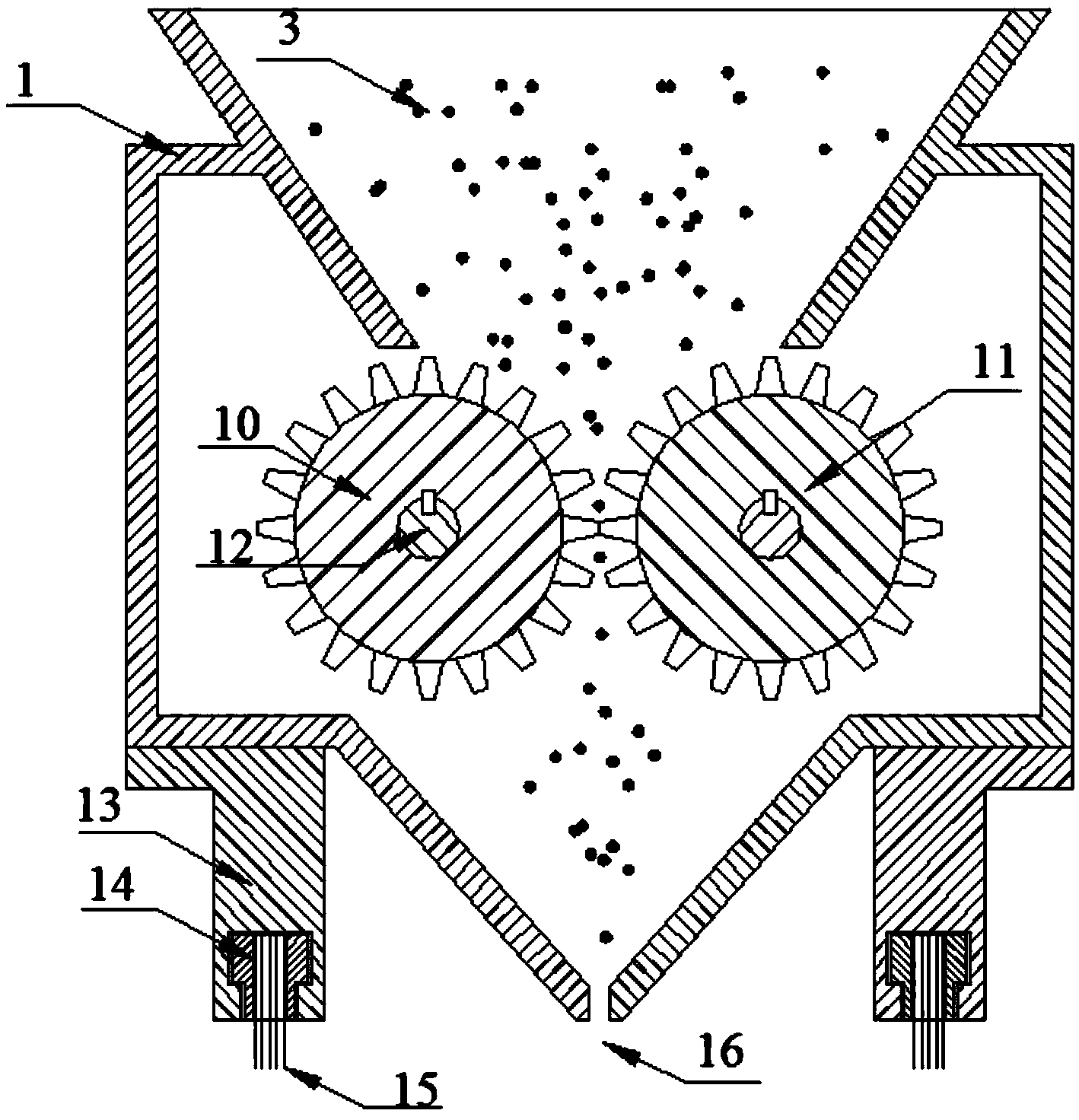Two-way powder spreading device of SLM equipment and powder spreading method
