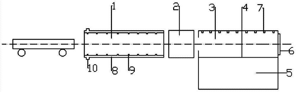 Feeding and discharging device of pipe straightener