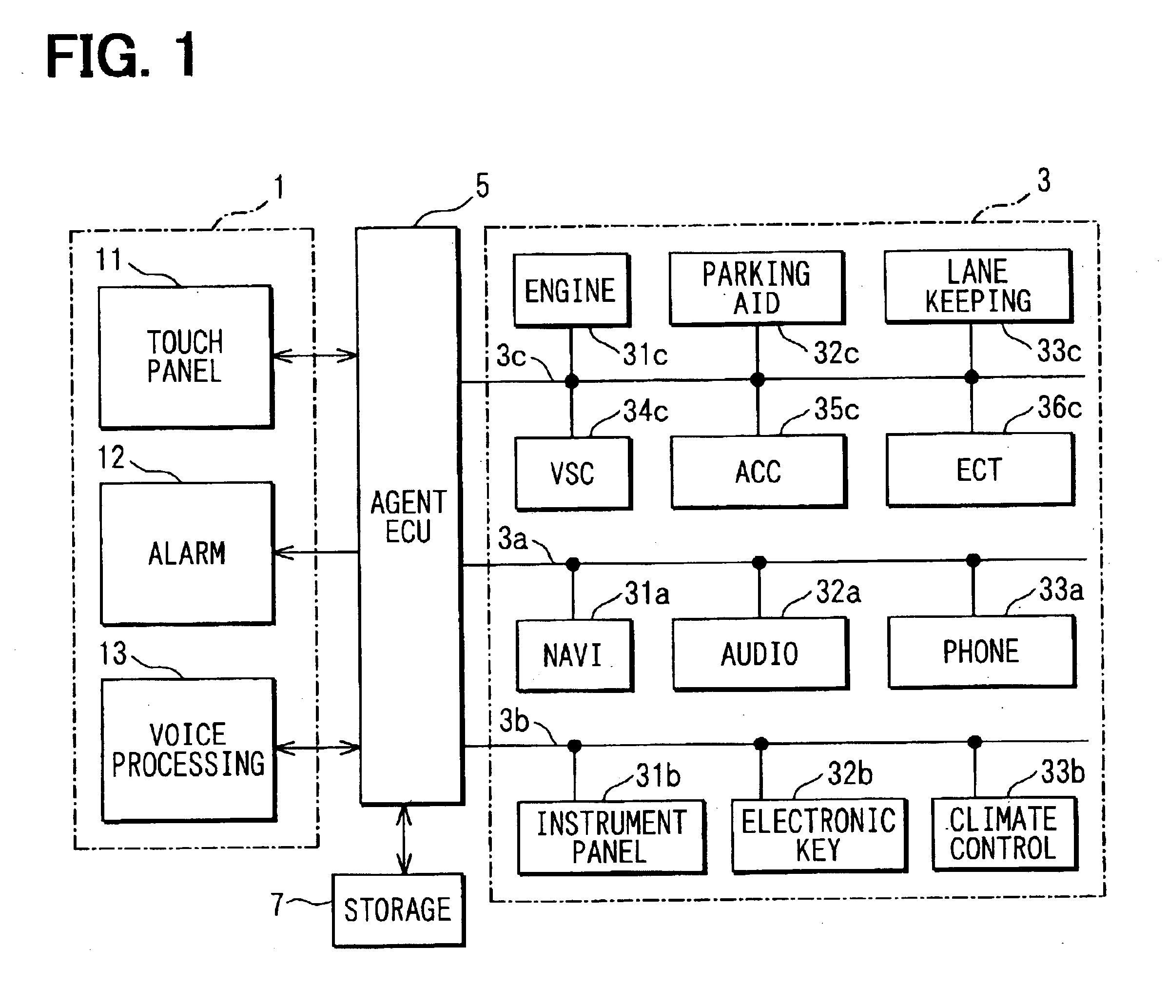 Vehicle agent system acting for driver in controlling in-vehicle devices