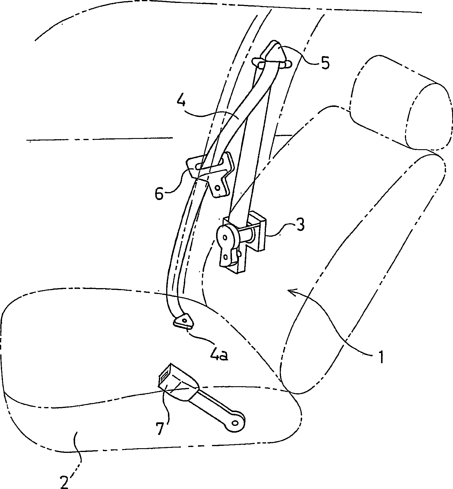 Seatbelt retractor and seatbelt device using the same