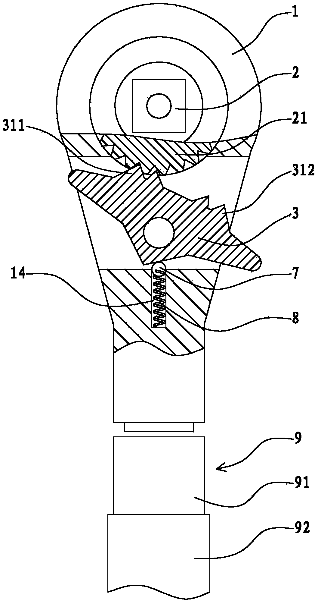 Labor-saving spanner safety hammer