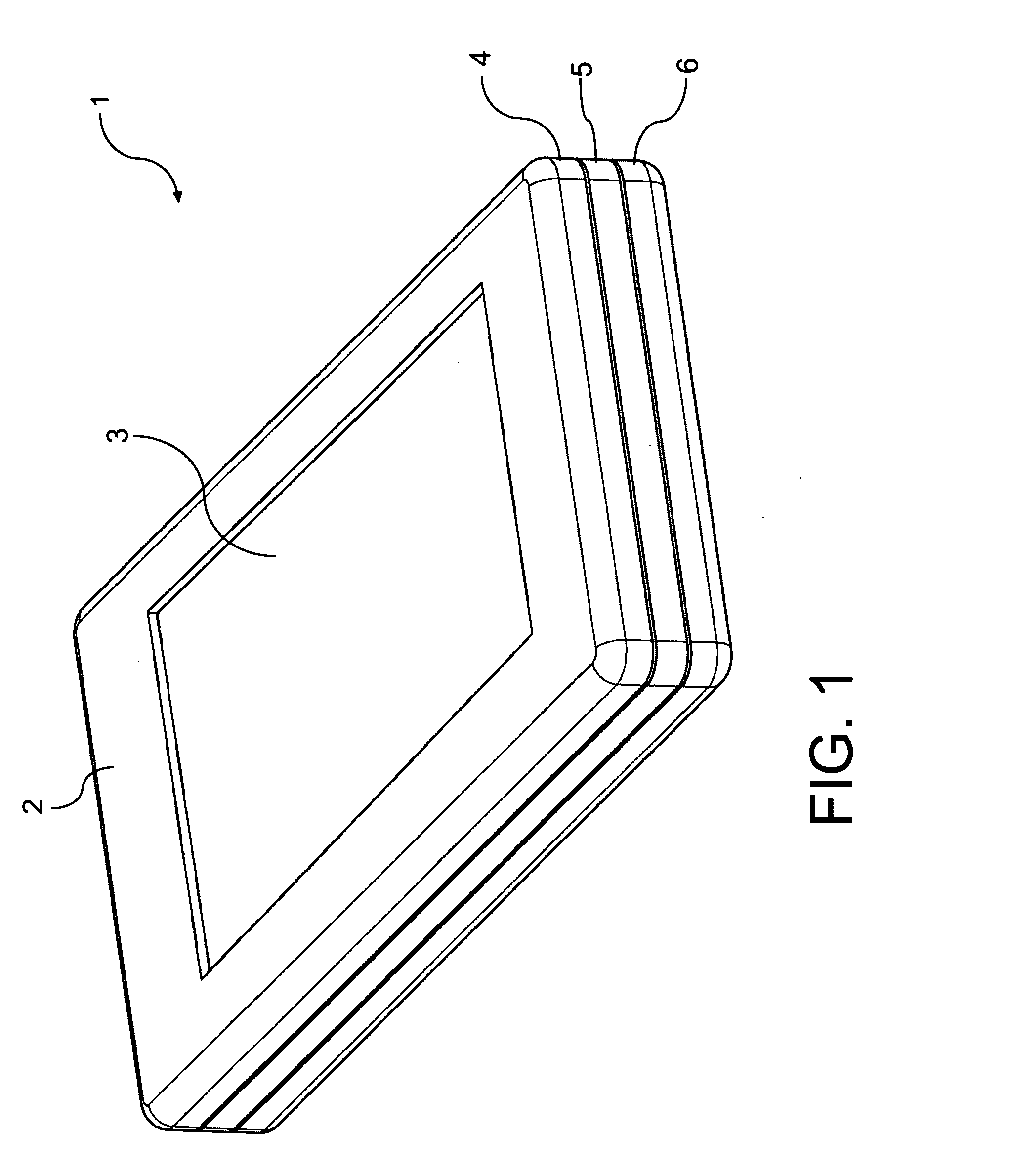 Layered mobile device