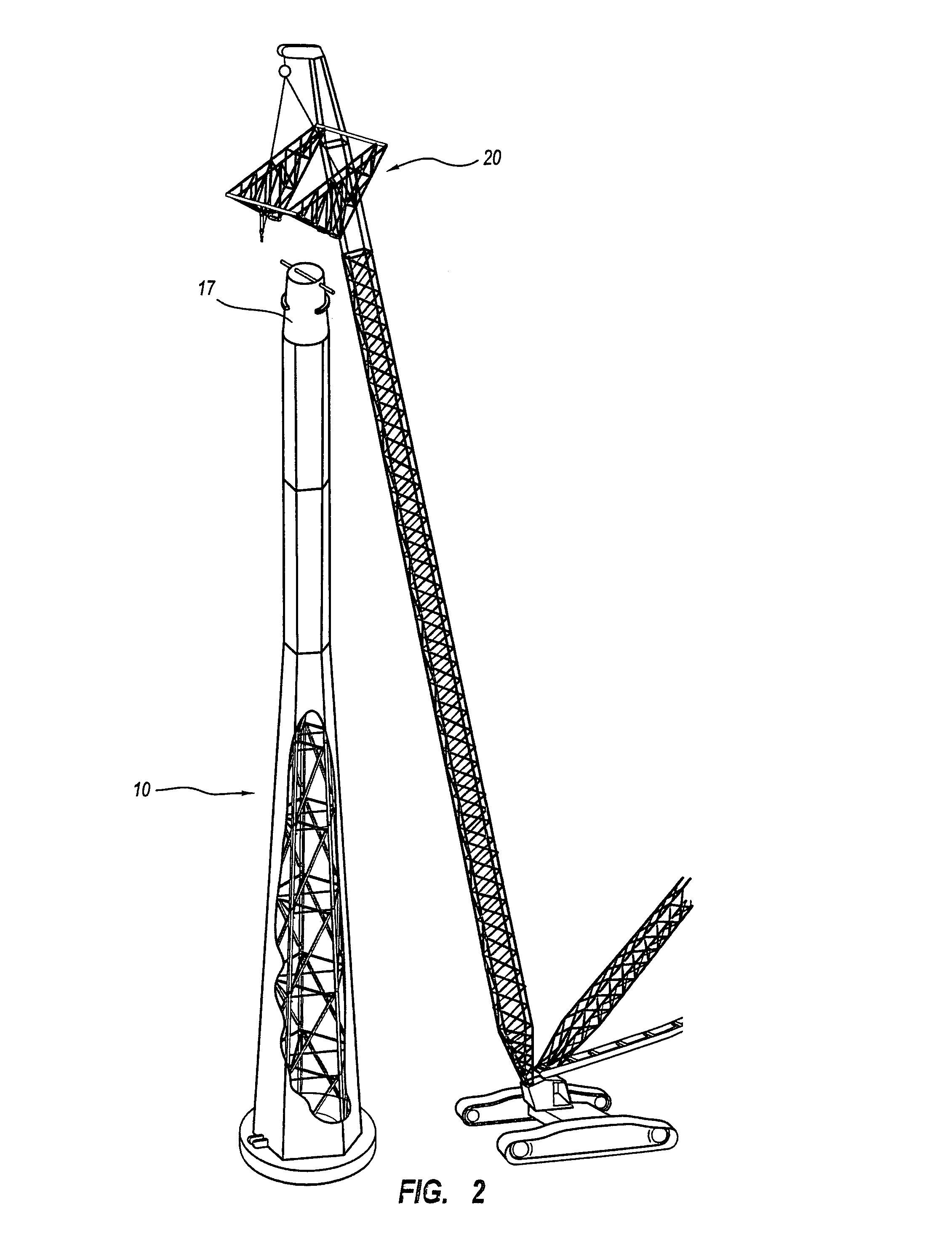 Lifting system and apparatus for constructing and enclosing wind turbine towers