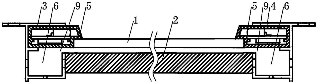 Heat-dissipating touch screen