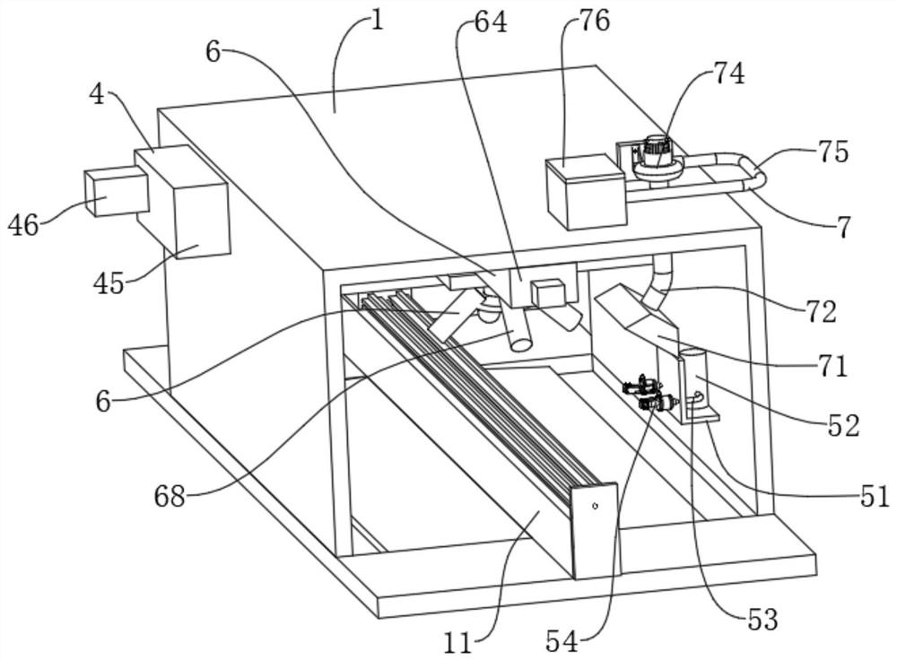 Clean channel system for large component purification