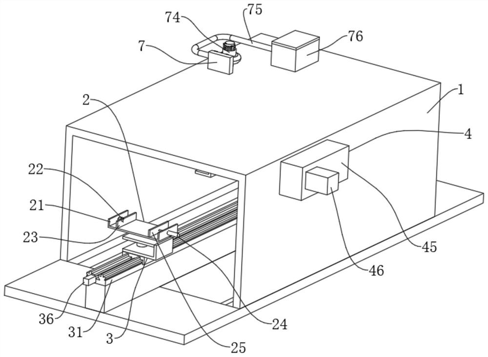 Clean channel system for large component purification