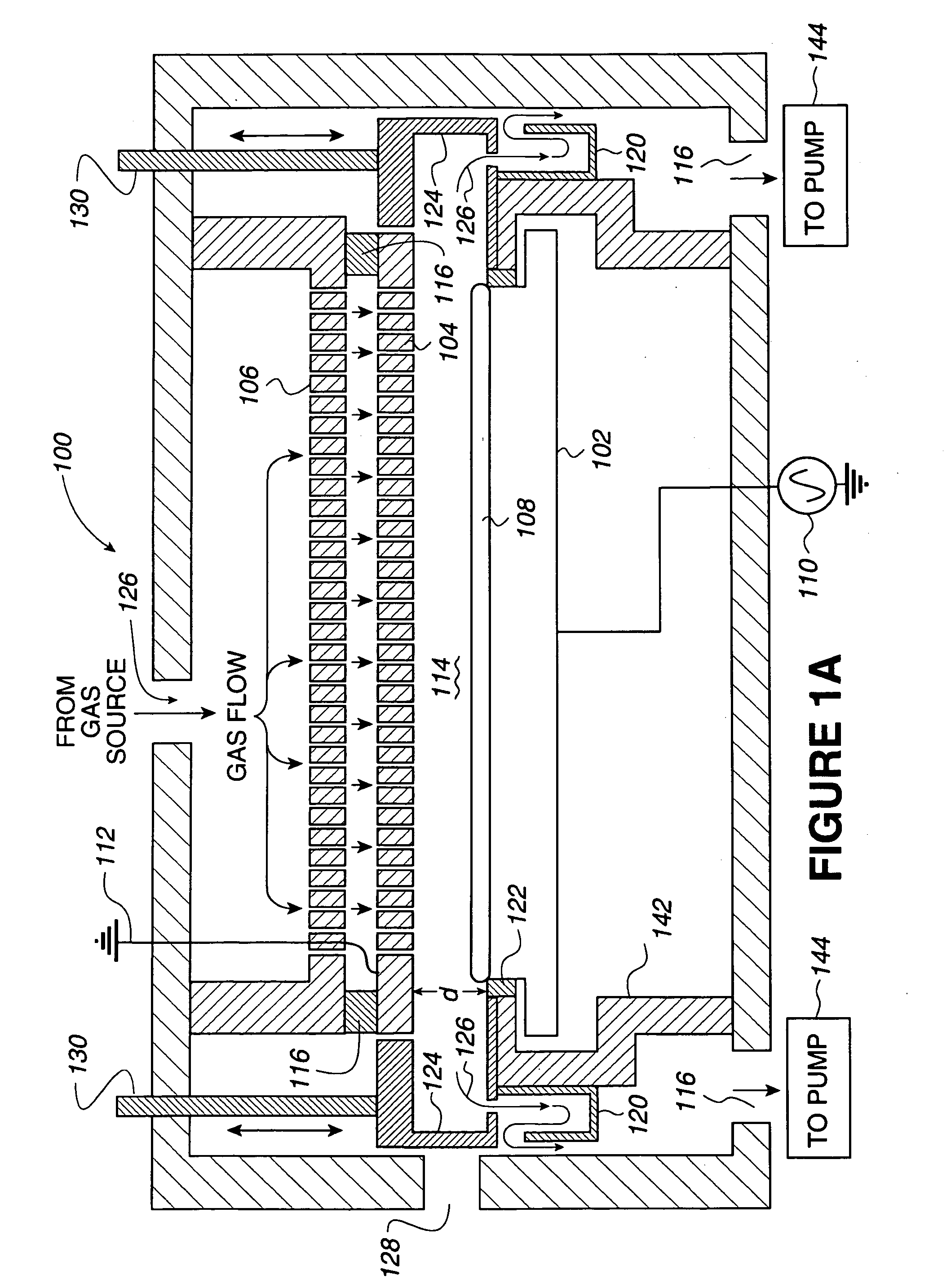 Small volume process chamber with hot inner surfaces