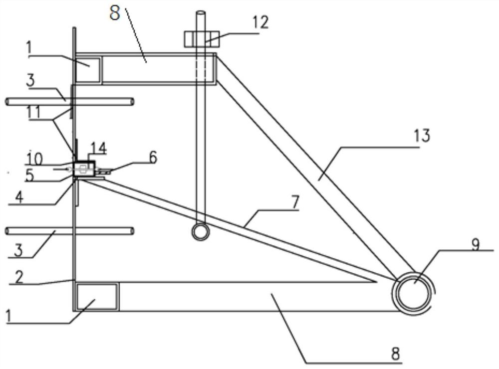 Expansion joint shaping mold device and construction method