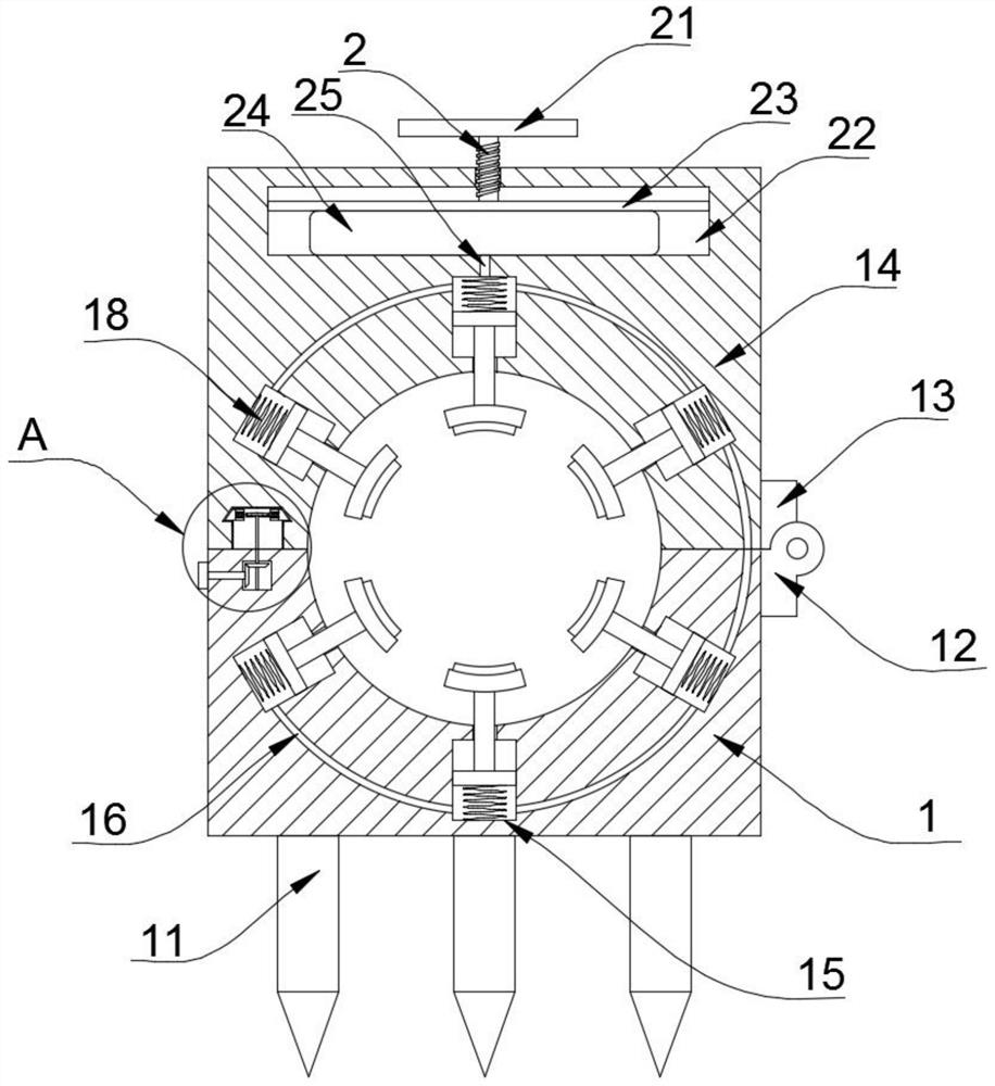 Connecting device for solving grounding imbalance of electronic information engineering communication tower