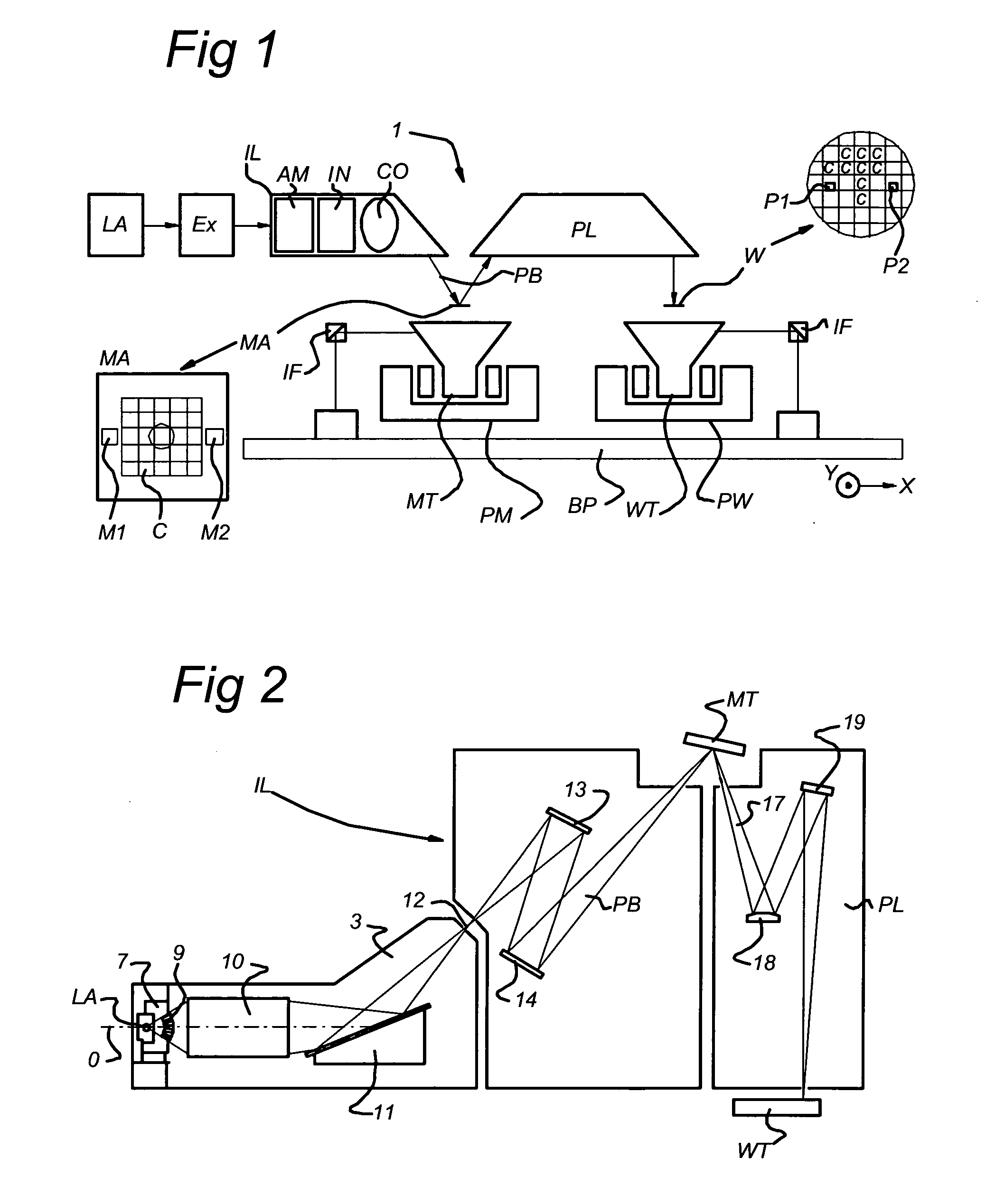 Lithographic apparatus with debris suppression, and device manufacturing method
