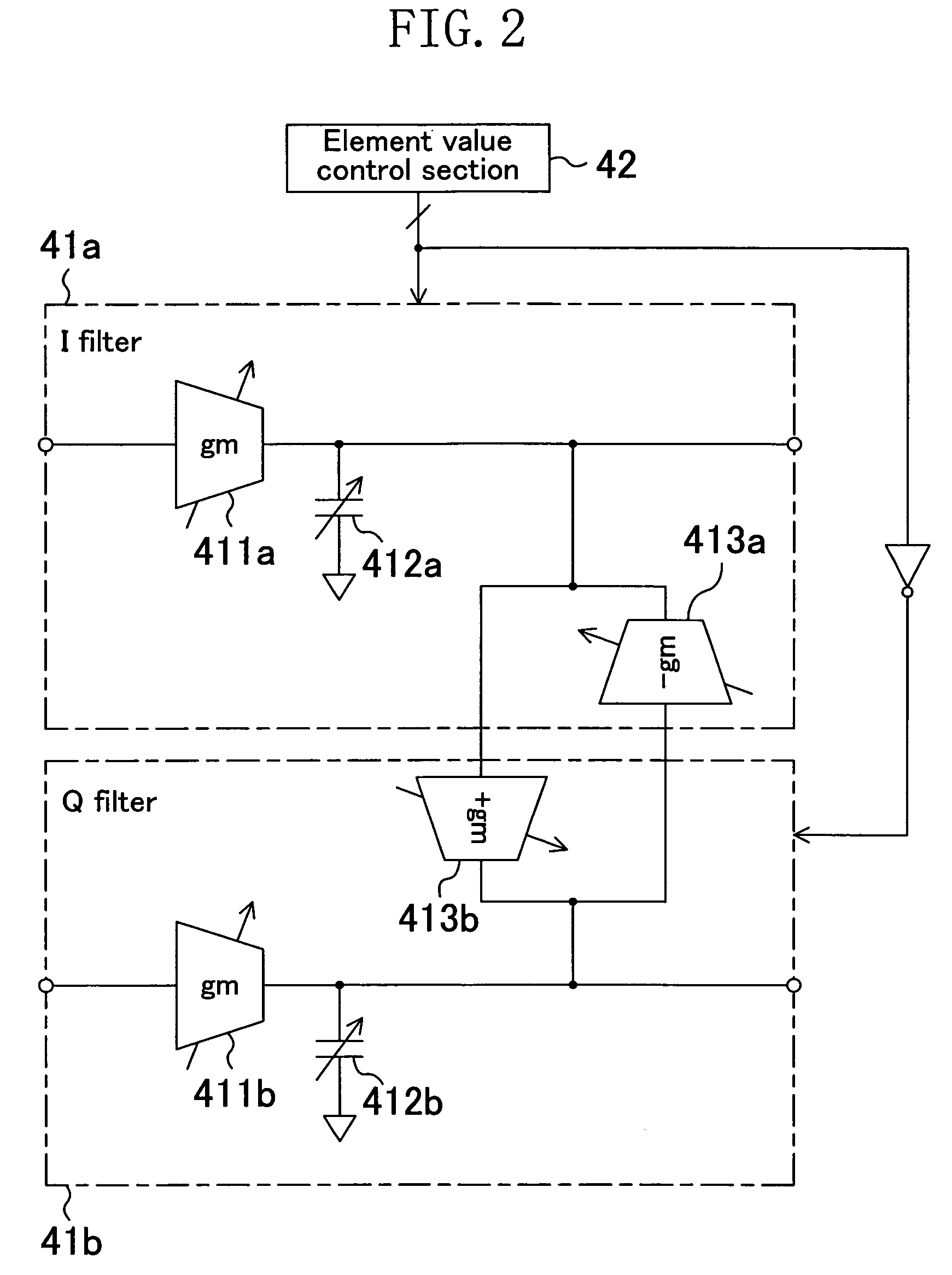 Complex filter circuit and receiver circuit
