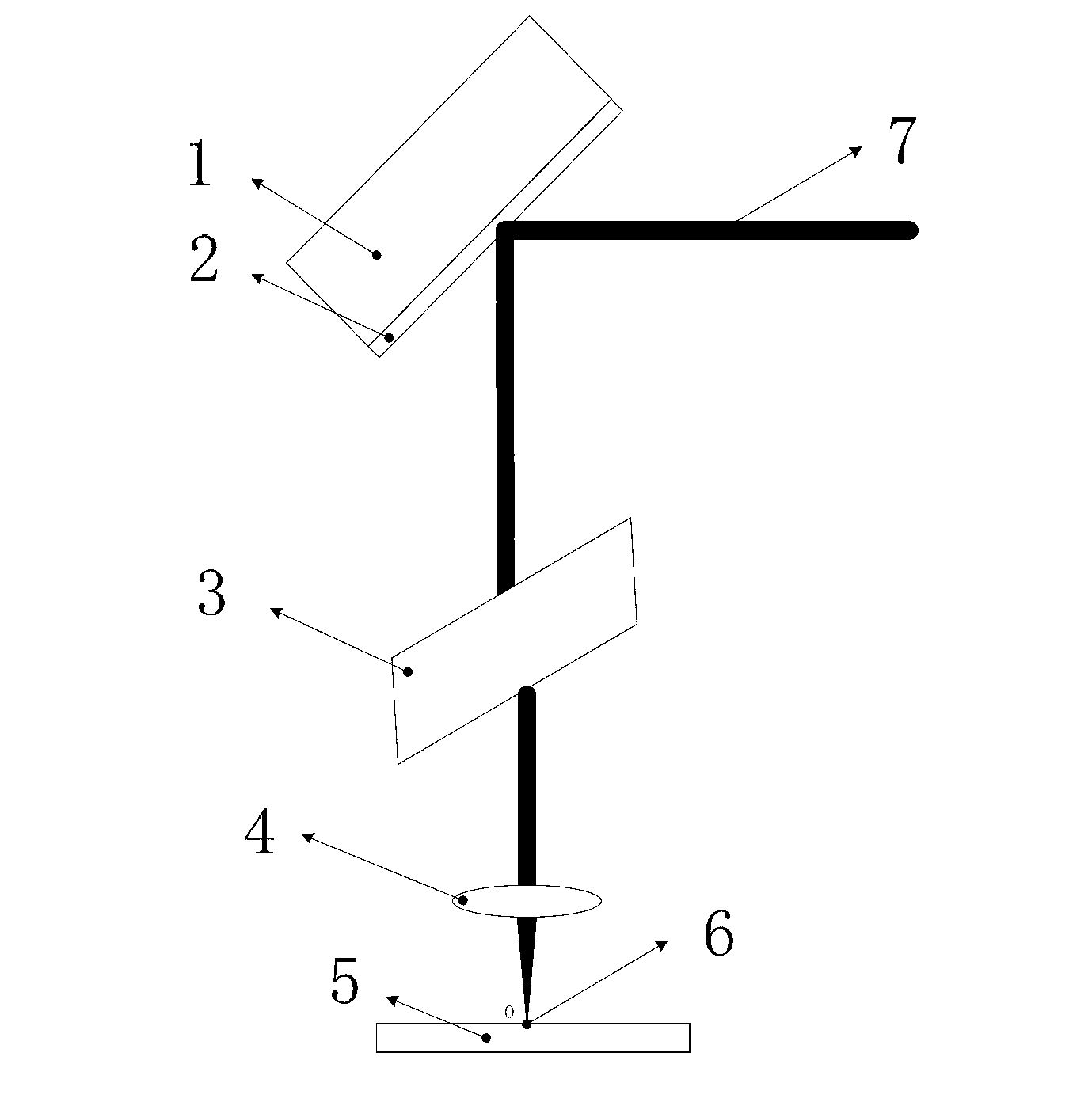 Method for processing special-shaped hole through laser light