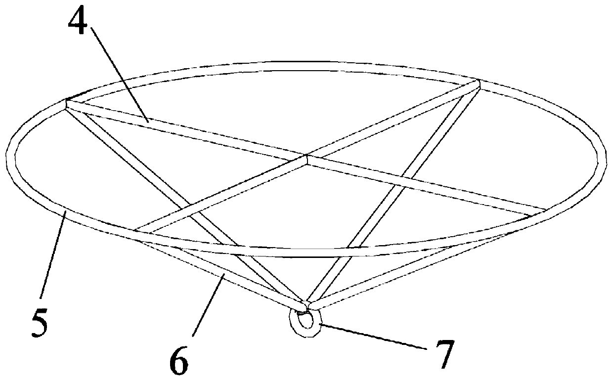 Single point mooring cage system with net fixing function