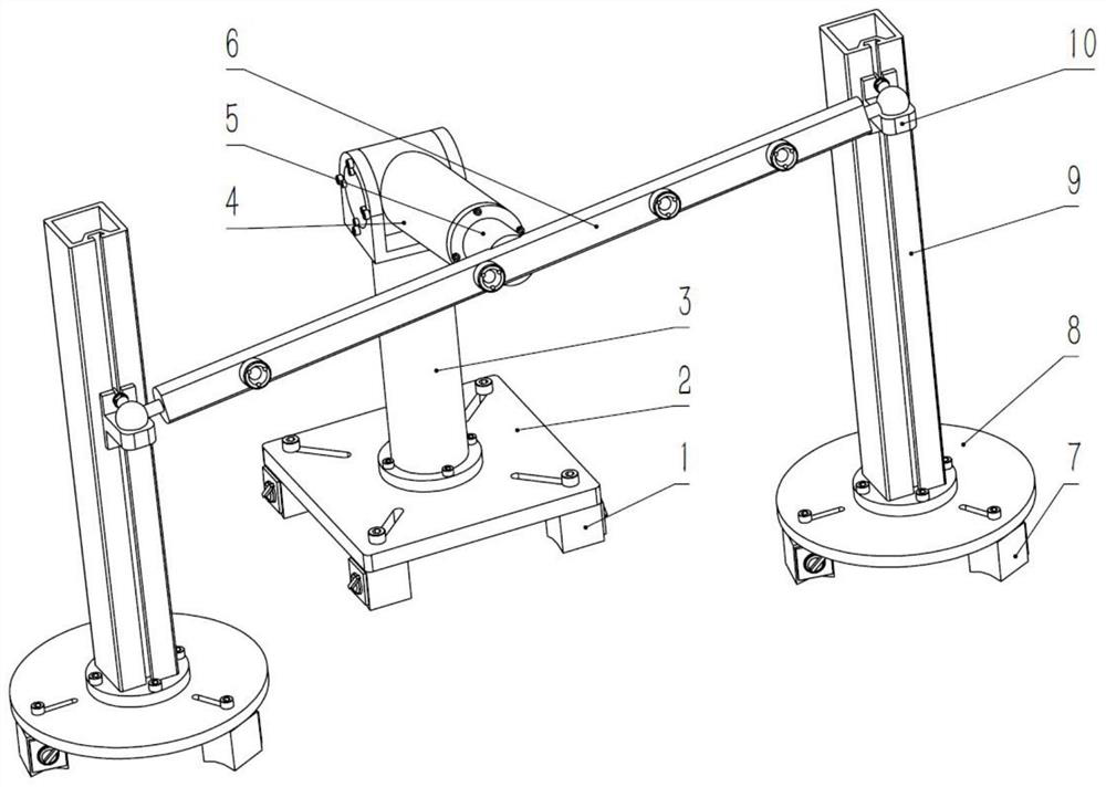 Calibrating device of articulated arm type coordinate measuring machine