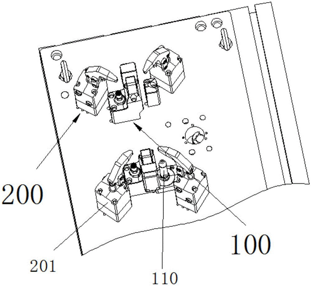 A fixture for milling and drilling of brackets