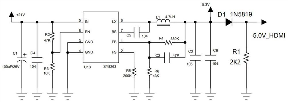 HDMI circuit and device circuit