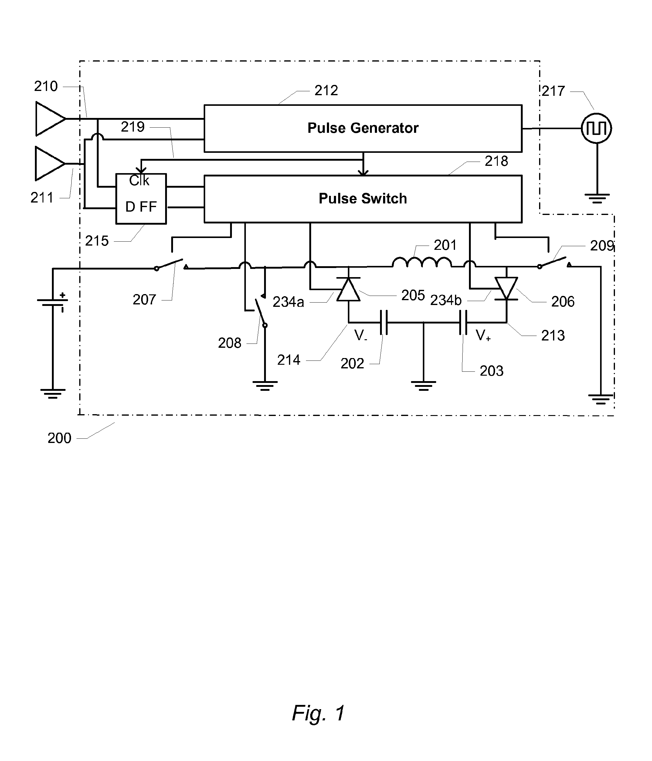 Multi-state DC-DC converter having undirectional switches