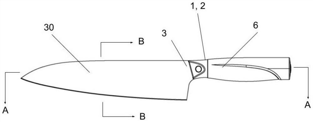 Assembled tool handle with adjustable gravity center