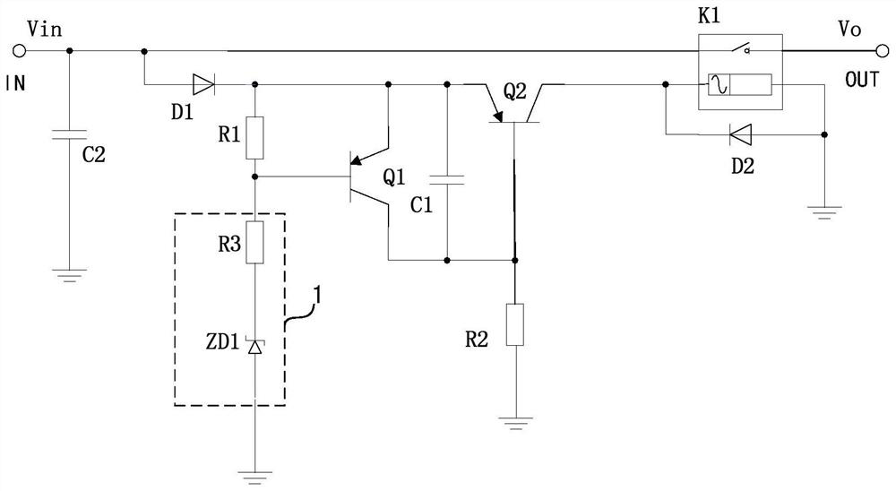 Protection circuit capable of preventing wrong voltage access