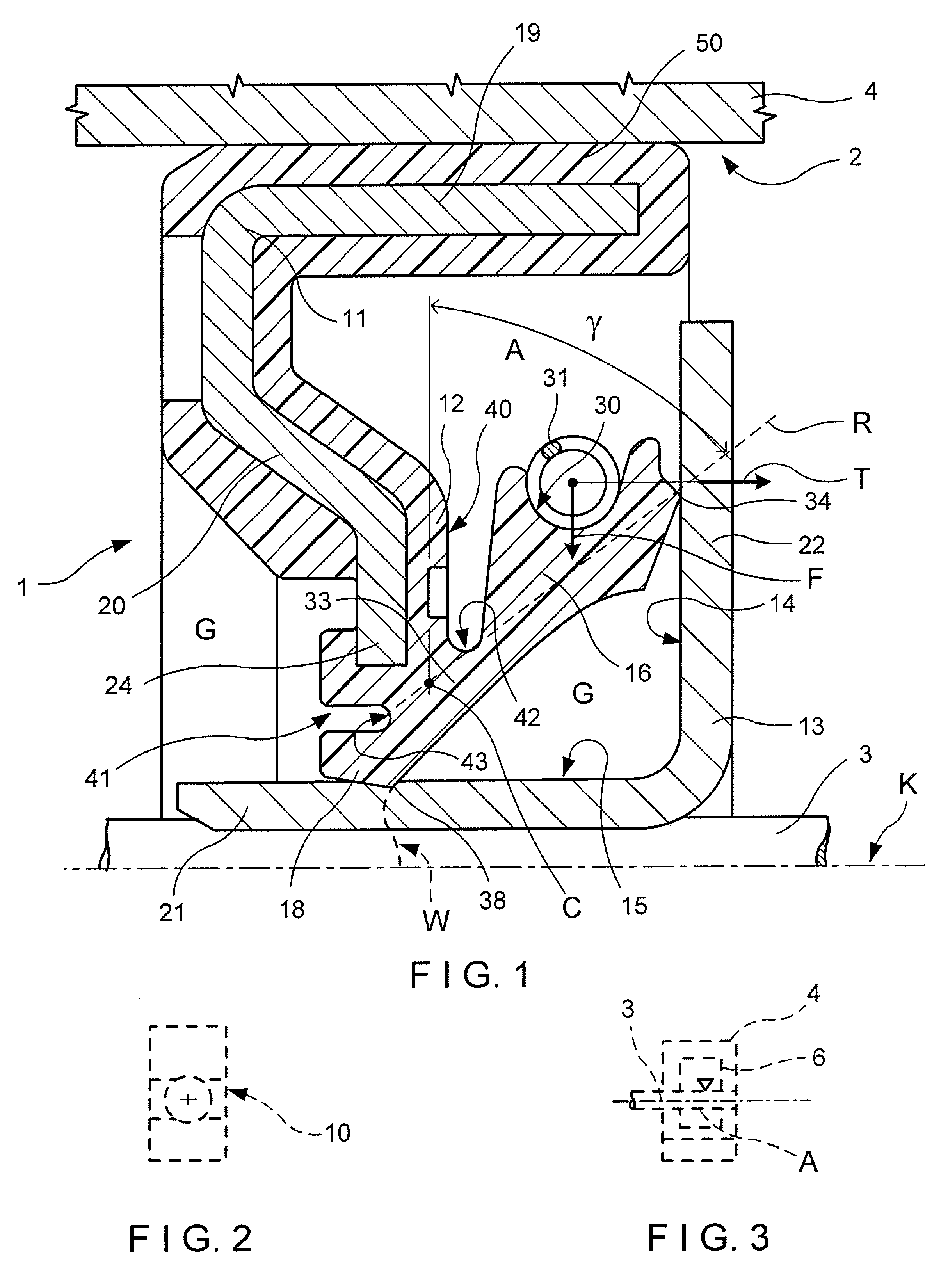 Annular seal assembly for insertion between two relatively rotatable members and method for its use