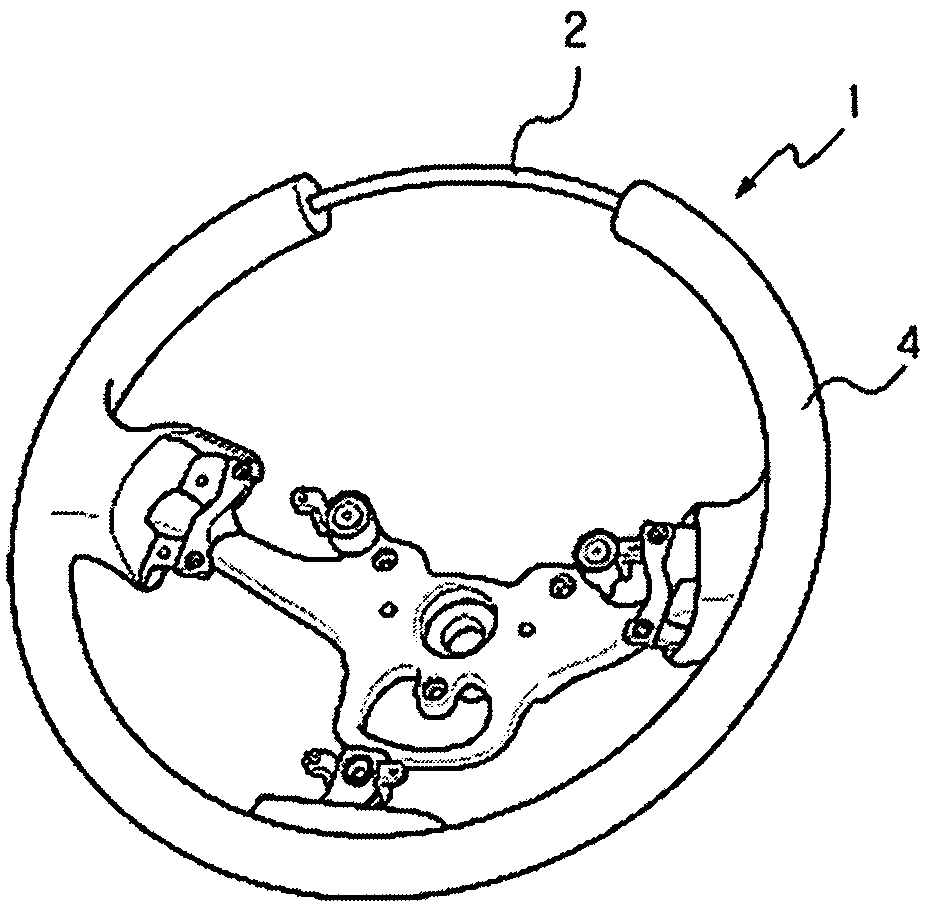 Steering wheel and method of manufacturing the same