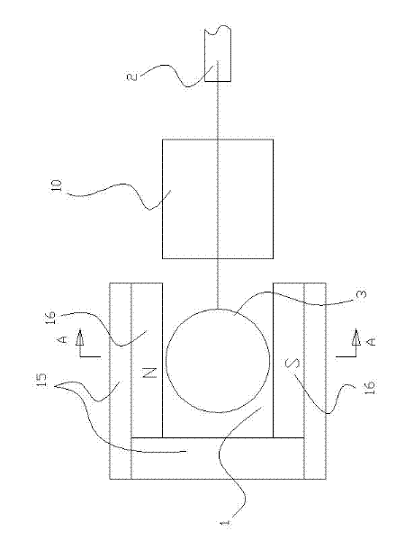 Method and device for removing iron in fluid