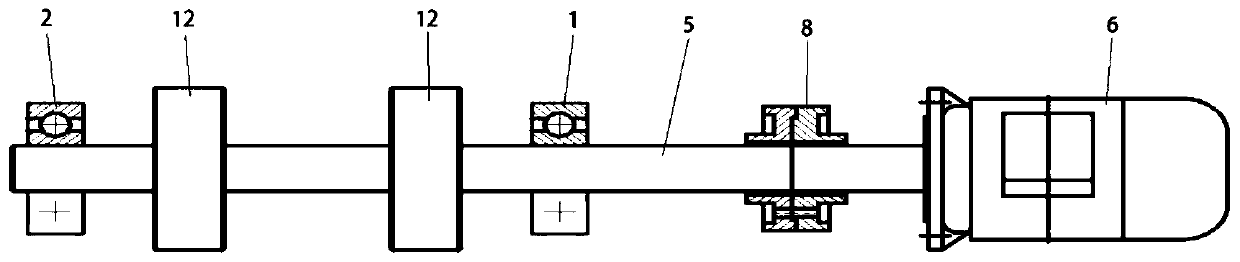 Rotation frequency estimation method and detection device based on ridge probability distribution and local fluctuation