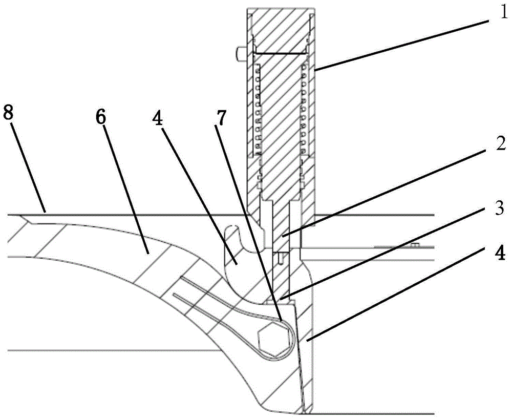 A device for hydraulically dismantling tires of heavy-duty trucks