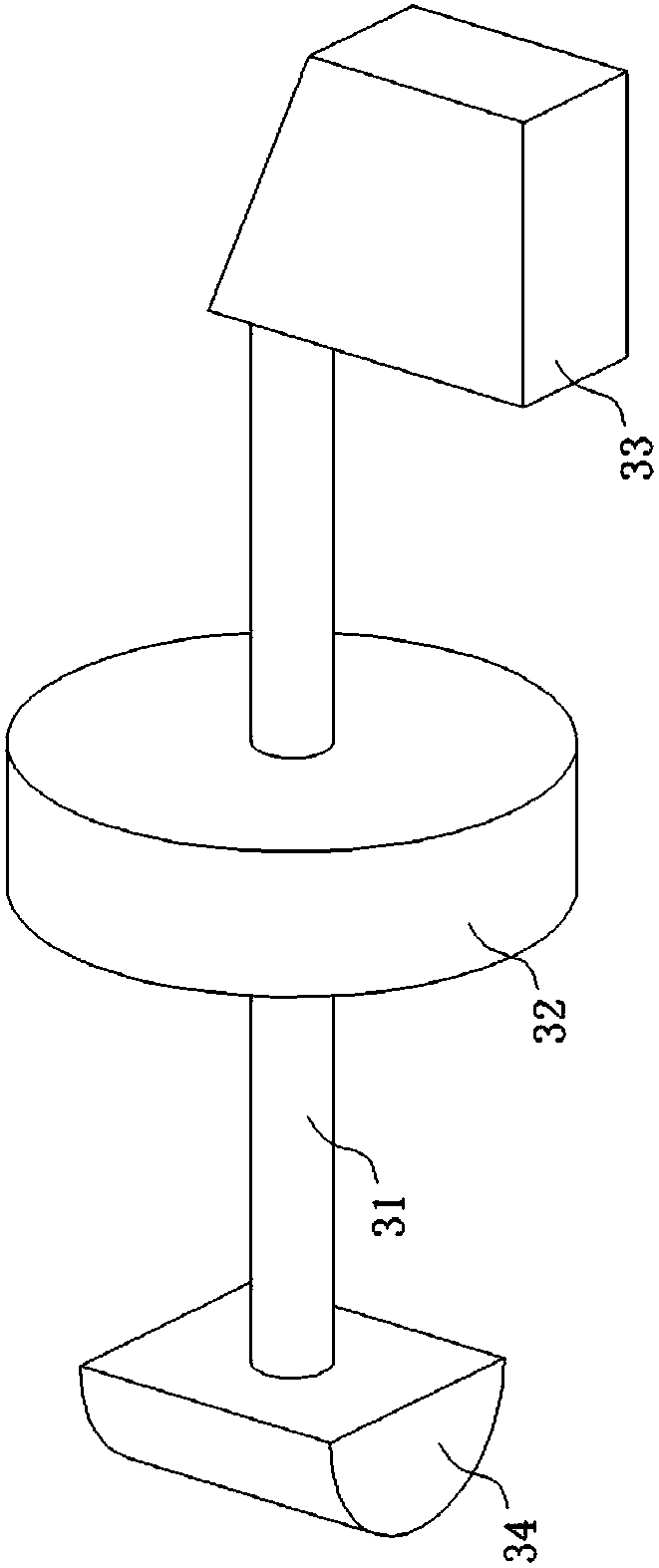 A spindle bar device for holding a textile bobbin