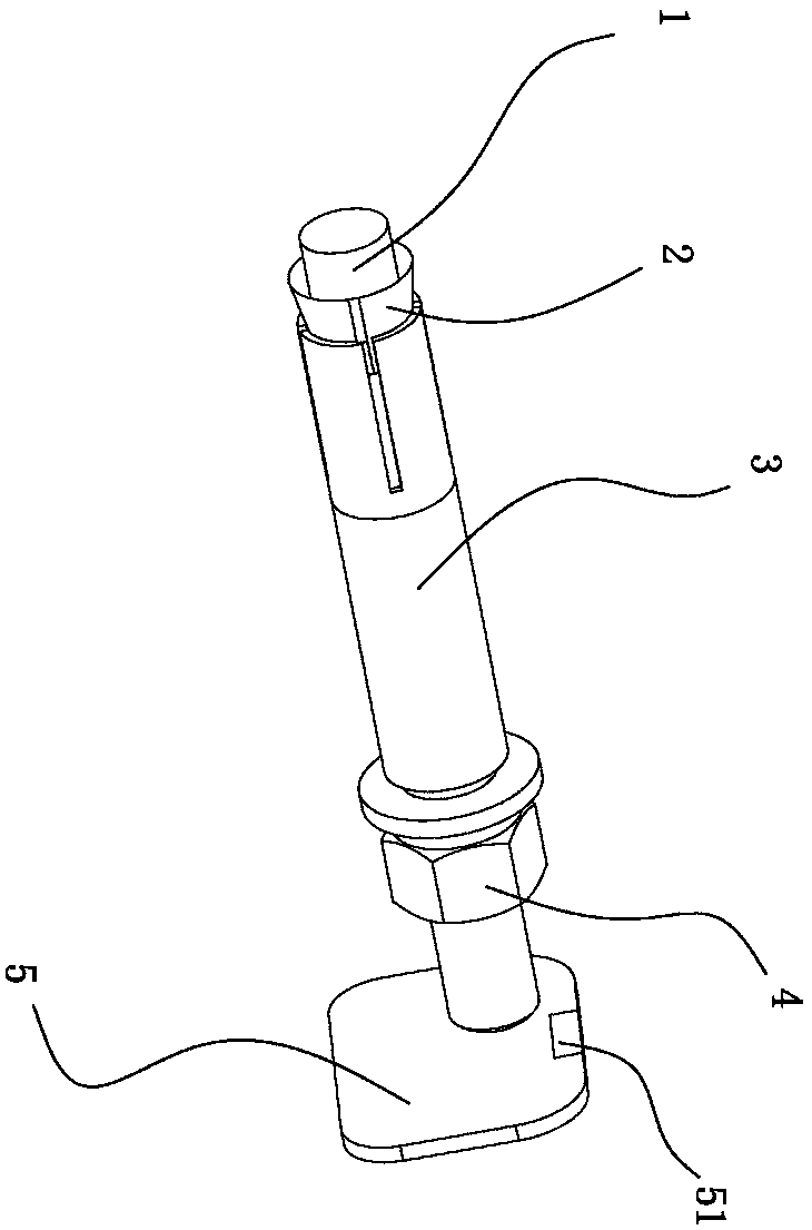 Positioning explosion dry hanging piece and mounting method thereof