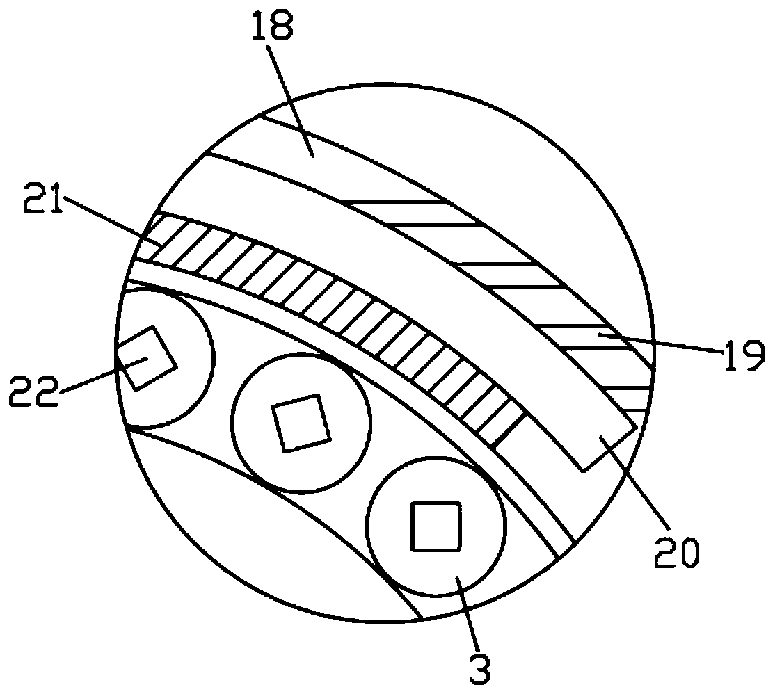 Lithium battery graphite negative electrode material recycling device