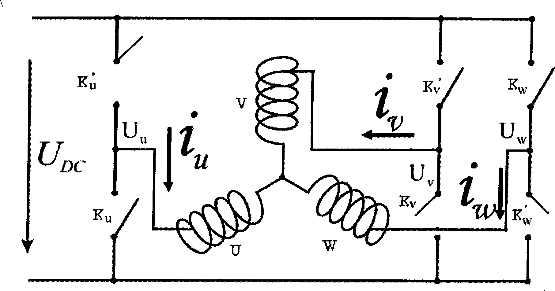 Method for deducing initial magnetic pole position of permanent magnet synchronous motor