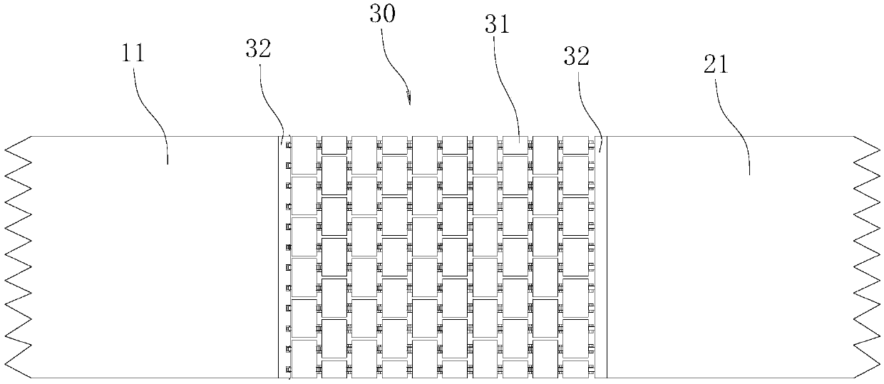 Device for preventing bumping at bridge head and method