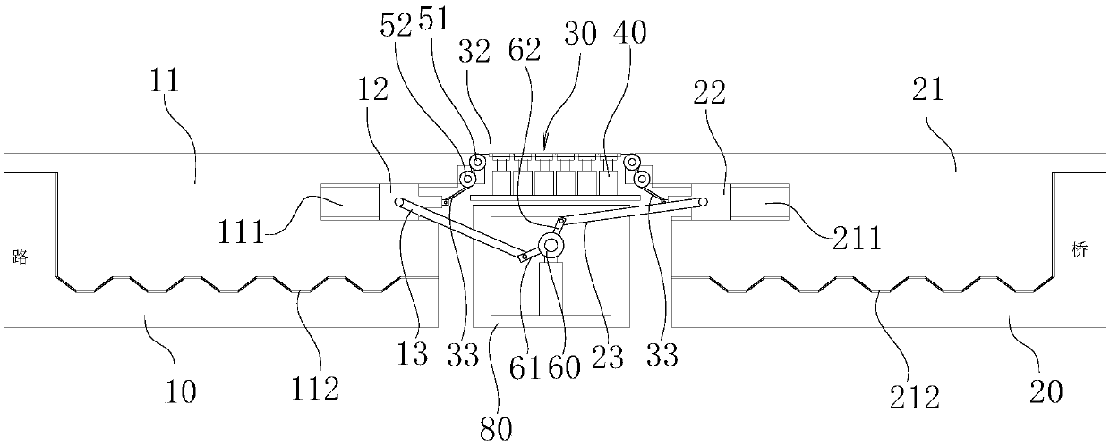 Device for preventing bumping at bridge head and method